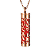 316L Stainless Steel Chain Perfume Aroma Diffuser Long Necklaces