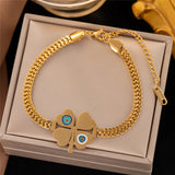 316L Stainless Steel Life Tree Chain Bracelet