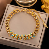 316L Stainless Steel Life Tree Chain Bracelet