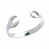 316L Stainless Steel Polishing Spanner Bangle Bracelet