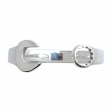 316L Stainless Steel Polishing Spanner Bangle Bracelet