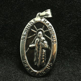 St Jude Thaddeus Pendant in 316L Stainless Steel