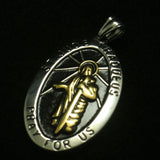St Jude Thaddeus Pendant in 316L Stainless Steel