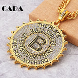 316L Stainless Steel Cross Necklace Iced Out Bling Bling Mens Hip Hop Jewelry