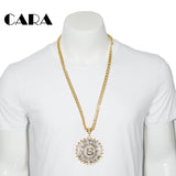 316L Stainless Steel Cross Necklace Iced Out Bling Bling Mens Hip Hop Jewelry