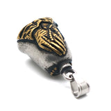 316L Stainless Steel Cross Pray Bell Pendant