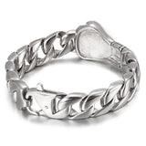 316L Stainless Steel Cuban Chain Bracelet Men's Jewelry