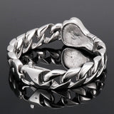 316L Stainless Steel Cuban Chain Bracelet Men's Jewelry