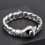 316L Stainless Steel Cuban Chain Bracelet Men's Jewelry
