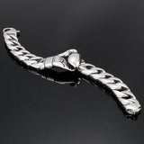 316L Stainless Steel Cuban Chain Bracelet Punk Style Men's Gloves Titanium Steel