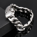 316L Stainless Steel Cuban Chain Bracelet Men's Jewelry