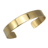 316L Stainless Steel Cuff Bangle Laser Logo Opened Bracelet for Women