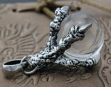 316L Stainless Steel Dragon's Claw Ball Pendant Charm