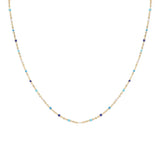 316L Stainless Steel Drip Gradient Chain Necklace For Women