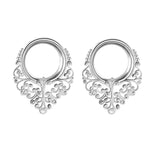 316L Stainless Steel Ear Plugs Tunnels Ear Piercings Saddle Earring Gauge