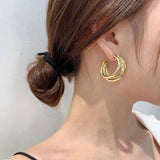 316L Stainless Steel Pearl Hoop Earrings