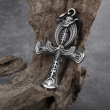 Egyptian Cross Eagle Eye Pendant Necklace for Women/Men