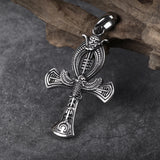 Egyptian Cross Eagle Eye Pendant Necklace for Women/Men