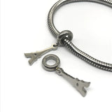 316L Stainless Steel Eiffel Tower European Charm Bead