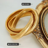 316L Stainless Steel Elastic Bracelets Bangles Bohemia Plated Multilayer Bangle