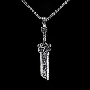 316L Stainless Steel Sword Necklace Pendant Men's Birthday Gift