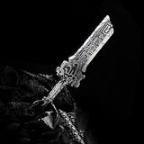 316L Stainless Steel Sword Necklace Pendant Men's Birthday Gift