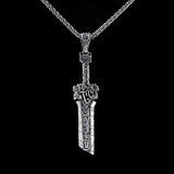 316L Stainless Steel Sword Necklace Pendant Men's Birthday Gift
