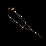 2 Layer Sexy Stars Tassel Charms Chain Choker Necklaces for Women