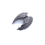 316L Stainless Steel Retro Angel Wing Men's Pendant Necklace