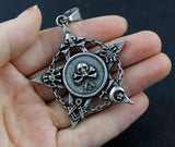 316L Stainless Steel Wiccan Pentacle Star Pendant