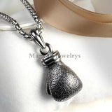 316L Stainless Steel Glove Pendant Necklace Men's Boxing Glove Jewelry