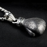 316L Stainless Steel Glove Pendant Necklace Men's Boxing Glove Jewelry