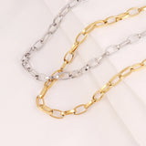 316L Stainless Steel Knot Pandent Necklaces For Women Thick Chain Choker