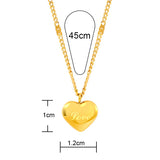 316L Stainless Steel Heart Necklaces For Women Chokers Chain