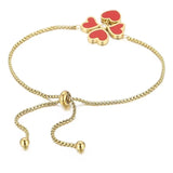 316L Stainless Steel Heart Link Chain Bracelet for Women