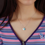 316L Stainless Steel Heart Necklace Choker Necklace Birthday Gift