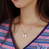 316L Stainless Steel Heart Necklace Choker Necklace Birthday Gift