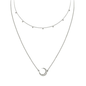 Heart Necklace Women Coin Pendant Chain Choker Jewelry