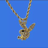 316L Stainless Steel Rabbit Necklace For Women Punk Style Party Lgbt Gift