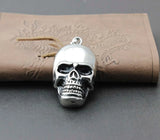 316L Stainless Steel Huge Skull Men's Biker Punk Pendant Charm