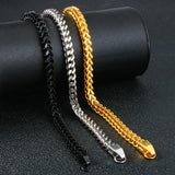 316L Stainless Steel Keel Chain Bracelet 6mm