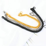 316L Stainless Steel Keel Chain Bracelet 6mm