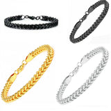 316L Stainless Steel Keel Chain Bracelet 6mm