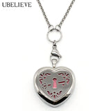 Heart Shape Aromatherapy Diffuser Necklace