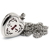 Heart Shape Aromatherapy Diffuser Necklace