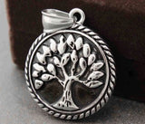 Stainless Steel Tree Of Life Pendant Charm Jewelry