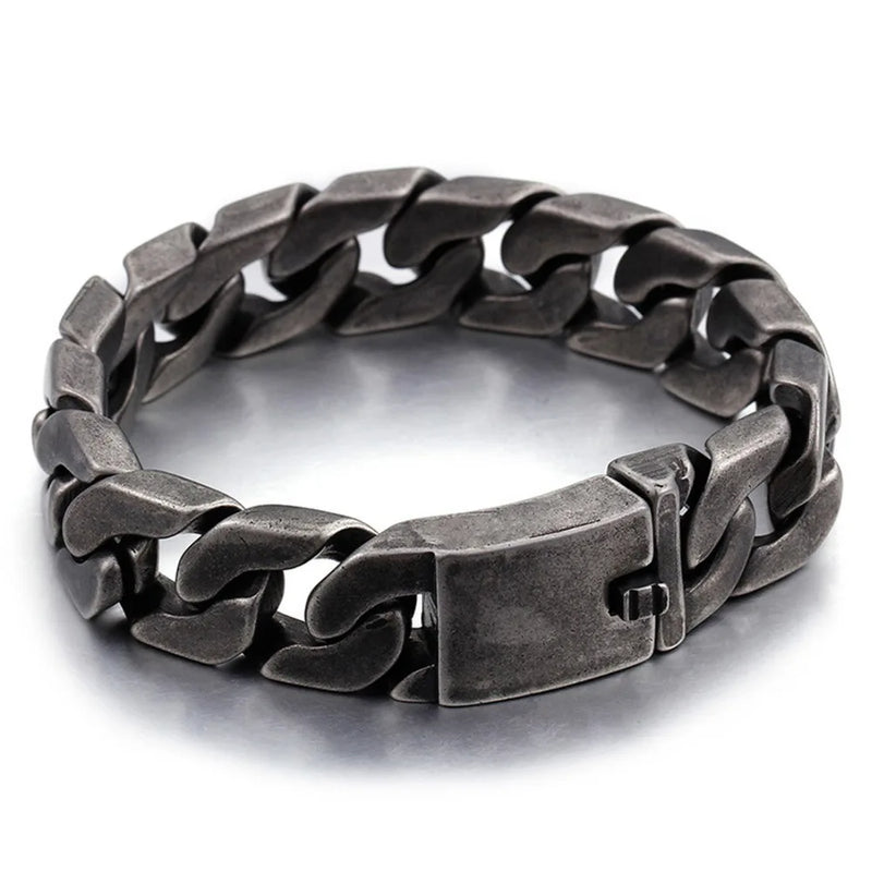316L Stainless Steel Men Bracelet Retro Male Accessory Jewelry Gift