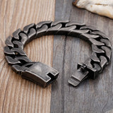 316L Stainless Steel Men Bracelet Retro Male Accessory Jewelry Gift