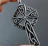 Vintage Cross Pendant for Men, 316L Stainless Steel