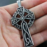 Vintage Cross Pendant for Men, 316L Stainless Steel